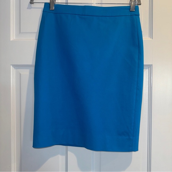 J. Crew Petite No. 2 Pencil Skirt in 2-way Stretch - Picture 6 of 6